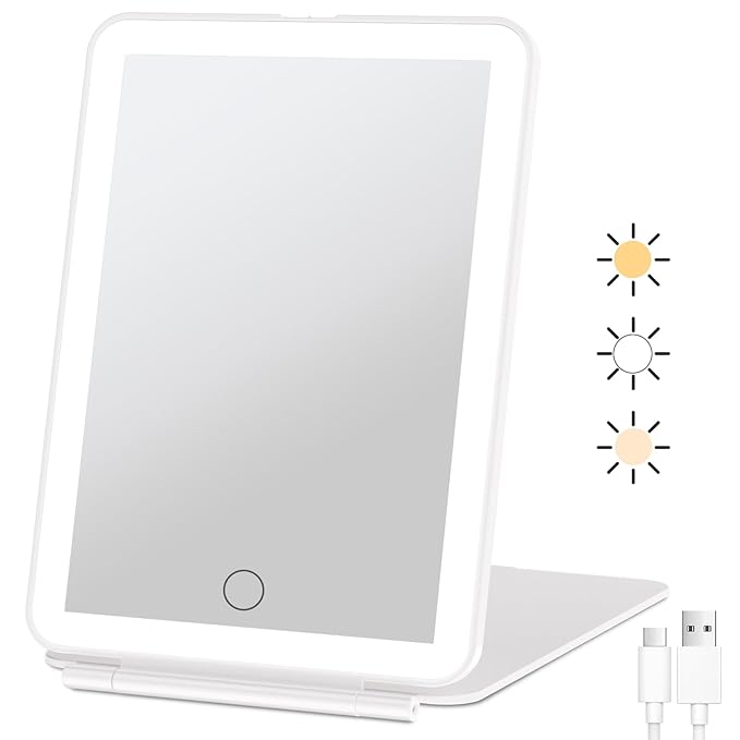 Smart Vanity Mirror (LED + Magnifier)