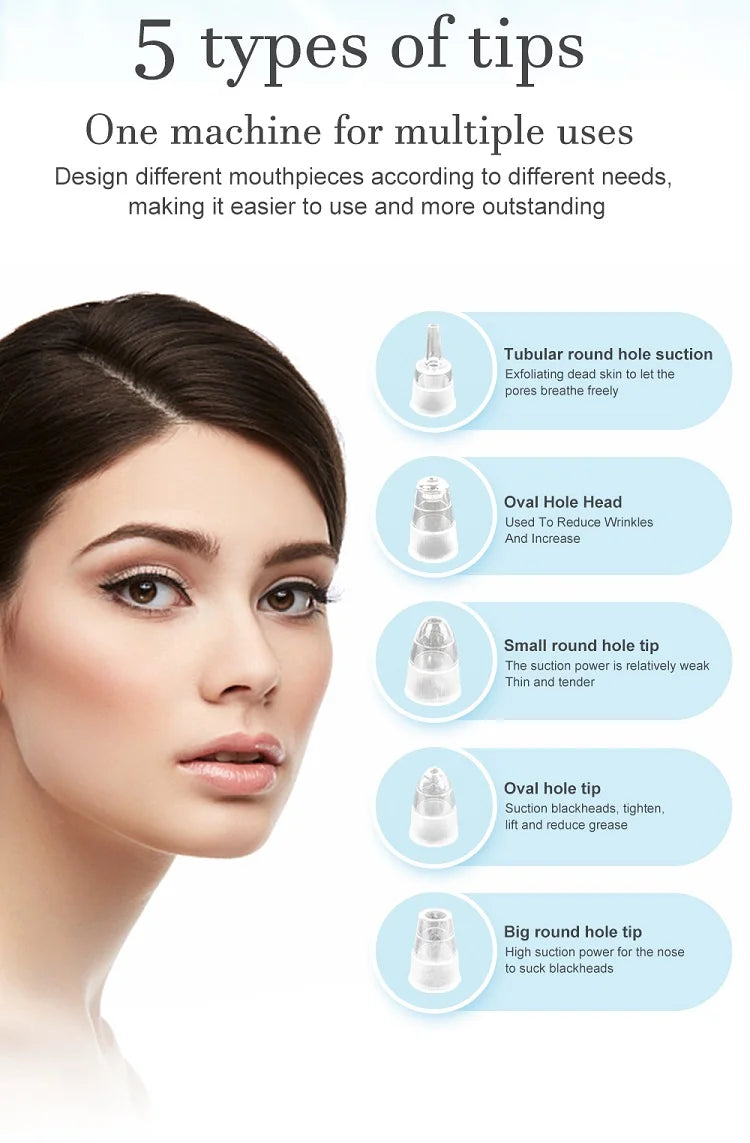 3 Suction Mode Face Cleansing Beauty Machine